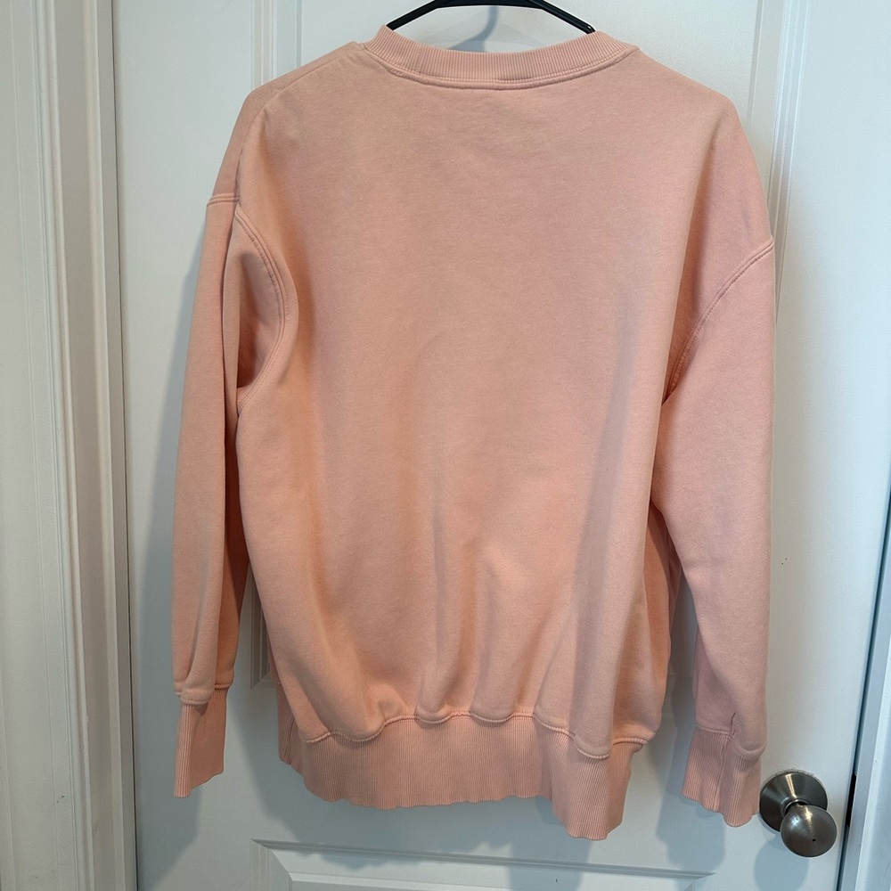Nike Light Pink Fleece Oversized Sweatshirt - Picture 5 of 5